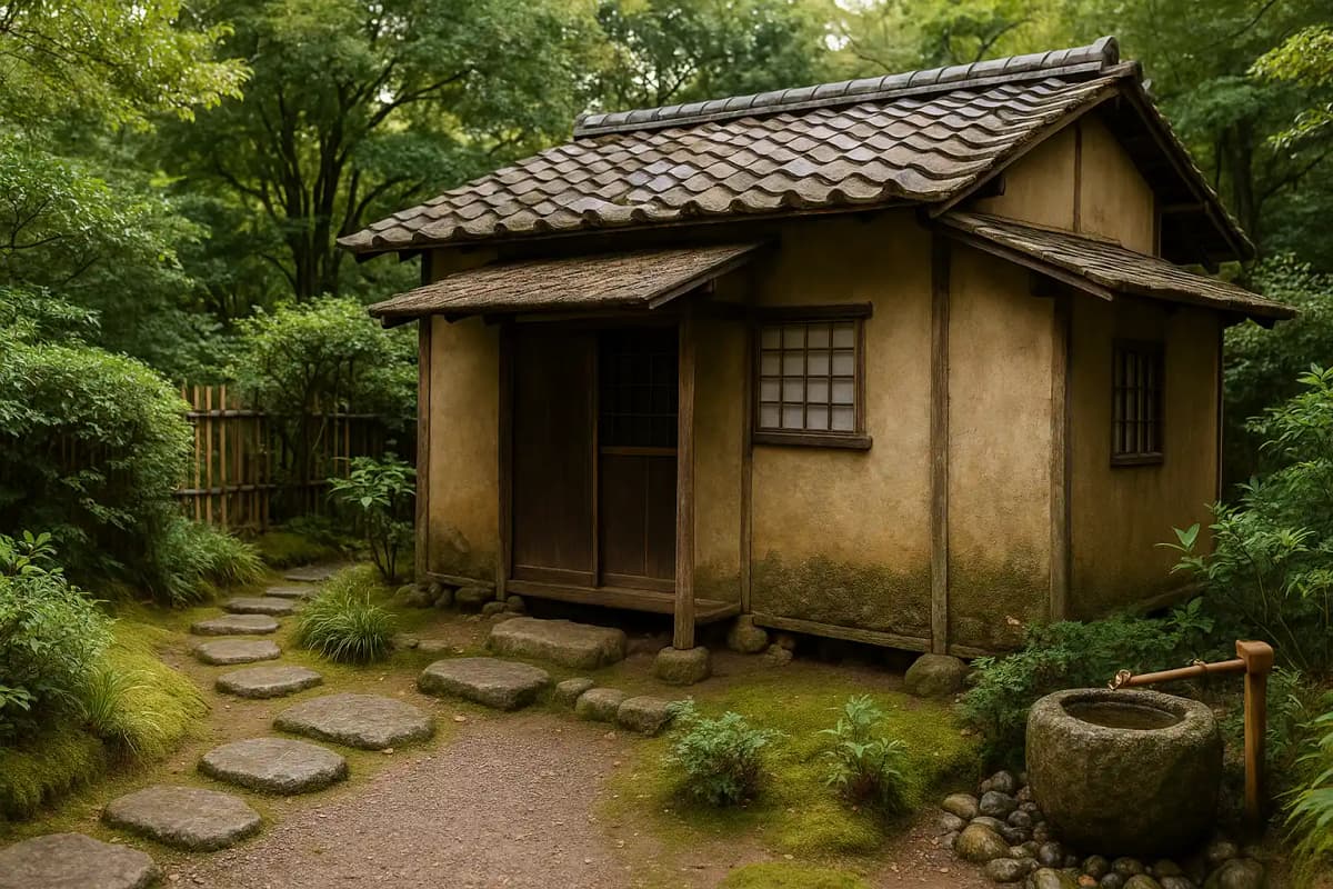 草庵形式の茶室のイメージ画像