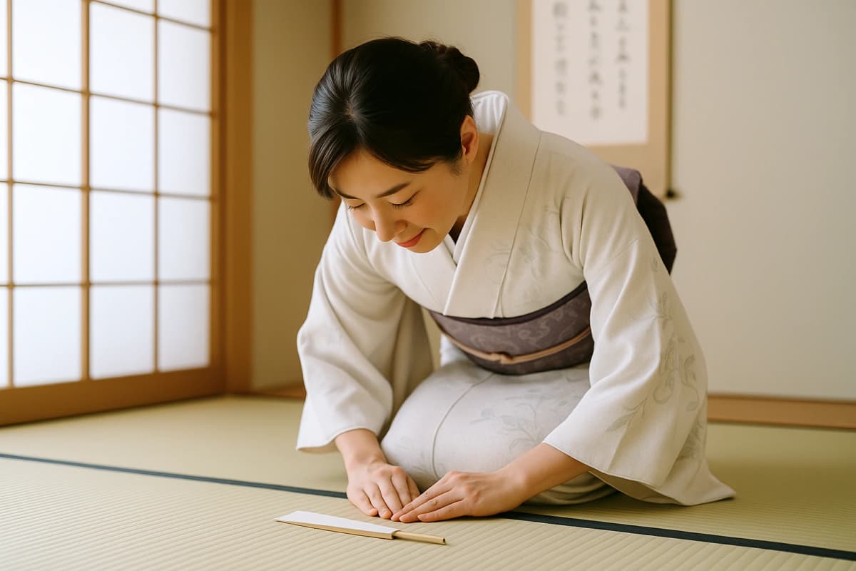 日常の美しさに気づく茶道