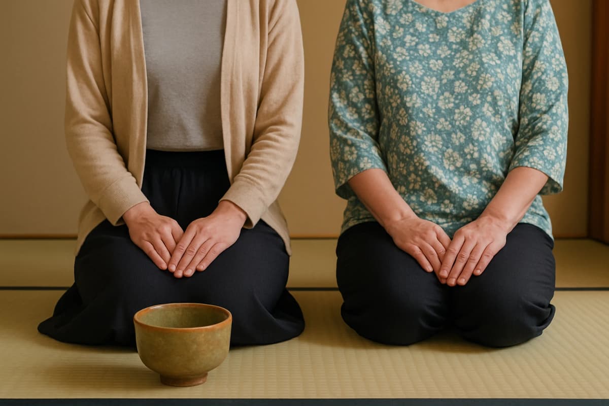 和やかな茶道の人間関係