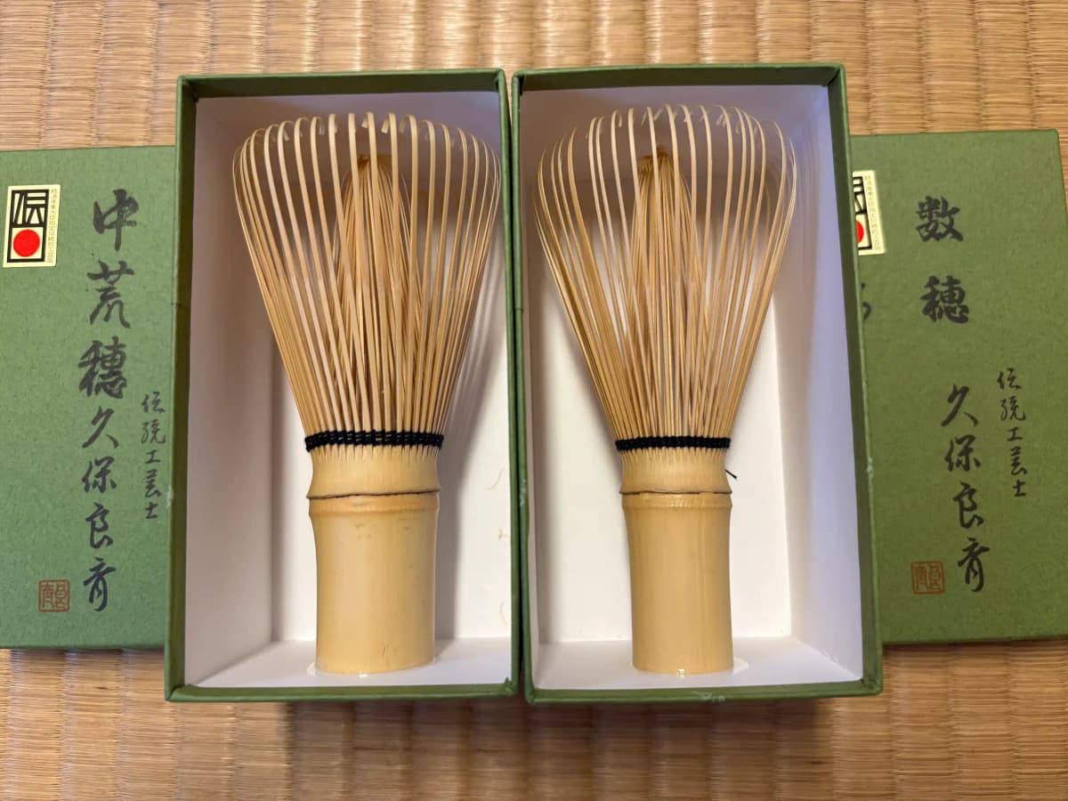 茶筅の種類（荒穂・中荒穂・数穂）