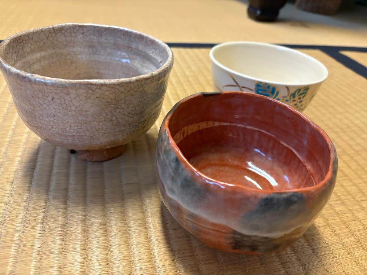 茶碗の種類（楽焼・萩焼・清水焼）