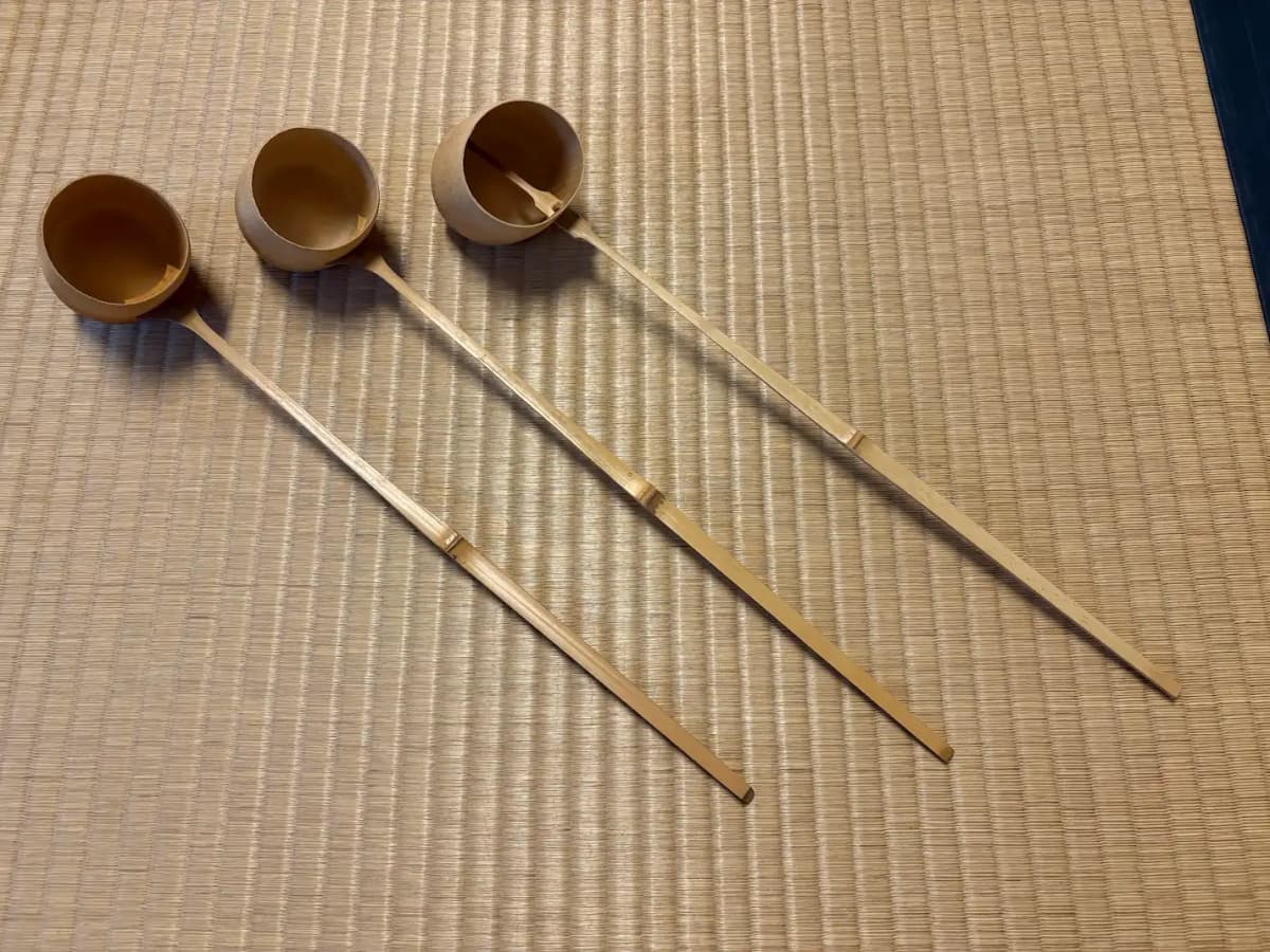 柄杓の種類（炉用・風炉用・差通し）